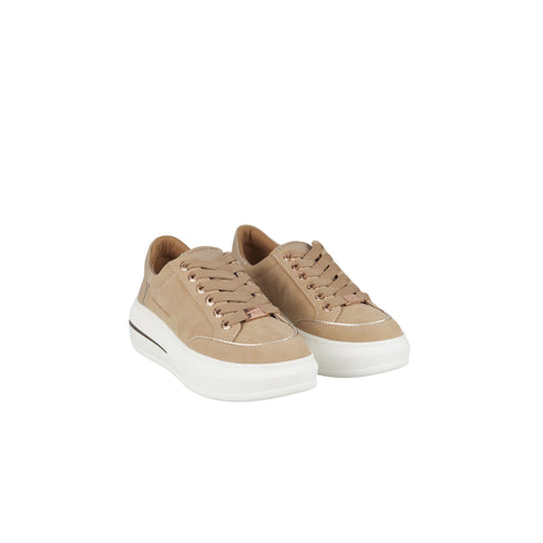 Sneakers Donna Lancaster, con tomaia in pelle scamosciata e design elegante